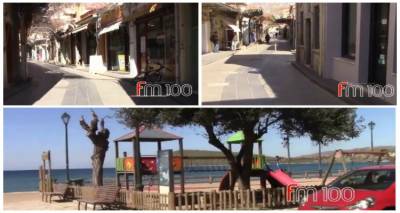 Μύρινα: Ελάχιστη κίνηση παρά τον καλό καιρό (video)