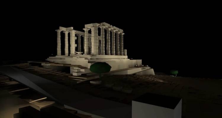 Σούνιο: Νέος φωτισμός του Ναού του Ποσειδώνα από τη METLEN -Τη Δευτέρα τα εγκαίνια από τον πρωθυπουργό