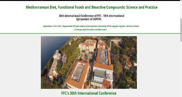 Η Οικογένεια Ποριάζη στο 30ο Διεθνές Συνέδριο «Mediterranean Diet, Functional Foods and Bioactive Compounds: Science and Practice».