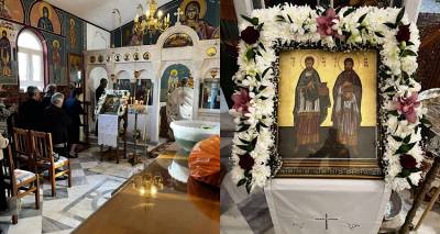 Λήμνος: Με ευλάβεια ο εορτασμός των Αγίων Αναργύρων στα Καμίνια