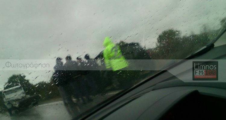 Τροχαίο ατύχημα σήμερα στη Λήμνο (photos)