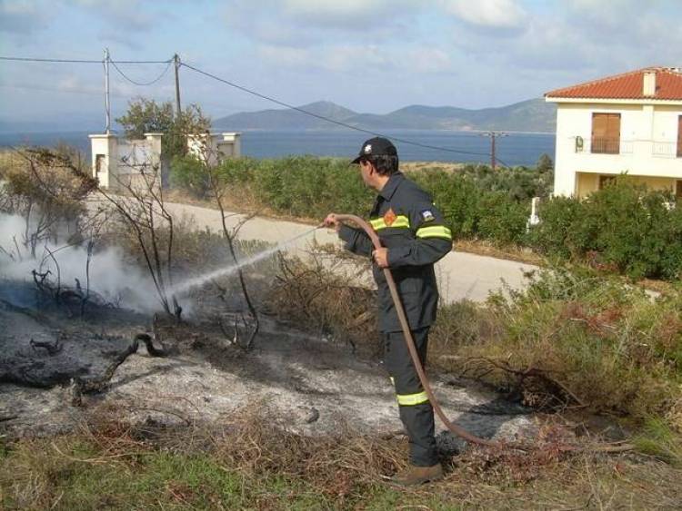 Καθαρισμός ιδιοκτησιών από χόρτα για τυχόν πυρκαγιά