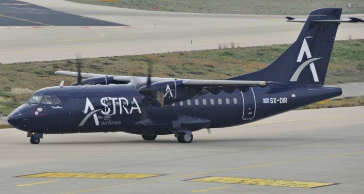 Astra Airlines: &Tau;&omicron; &epsilon;&alpha;&rho;&iota;&nu;ό &pi;&rho;ό&gamma;&rho;&alpha;&mu;&mu;&alpha; &pi;&tau;ή&sigma;&epsilon;&omega;&nu; &pi;&rho;&omicron;&sigmaf; &Lambda;ή&mu;&nu;&omicron;