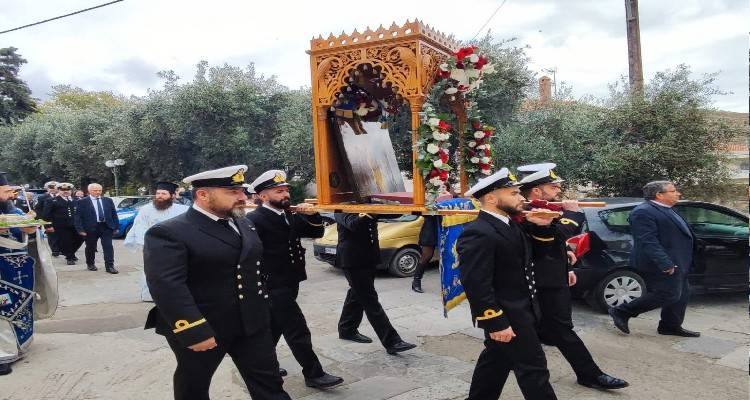 &Eta; &Lambda;ή&mu;&nu;&omicron;&sigmaf; &tau;ί&mu;&eta;&sigma;&epsilon; &tau;&omicron;&nu; Ά&gamma;&iota;&omicron; &Nu;&iota;&kappa;ό&lambda;&alpha;&omicron;