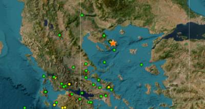 Σεισμός 5,3 Ρίχτερ κοντά στις Καρυές του Αγίου Όρους | Έντονα αισθητός και στη Λήμνο