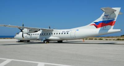 Olympic air &kappa;&alpha;&iota; Sky &delta;&iota;&epsilon;&kappa;&delta;&iota;&kappa;&omicron;ύ&nu; &tau;&eta; &gamma;&rho;&alpha;&mu;&mu;ή &Theta;&epsilon;&sigma;&sigma;&alpha;&lambda;&omicron;&nu;ί&kappa;&eta; - &Lambda;ή&mu;&nu;&omicron;&sigmaf;