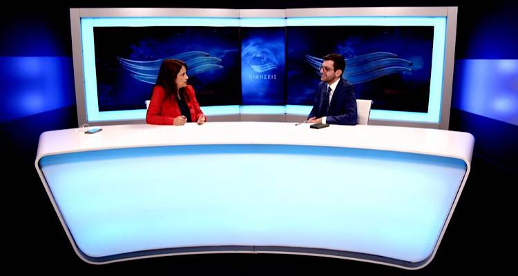 Ο Δήμαρχος του Αη Στράτη Κώστας Σινάνης στον Αίολο