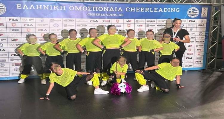 Χρυσή πρεμιέρα για τον ΑΣ Παλμός Λήμνου στο Olympus All Star Cheer Open