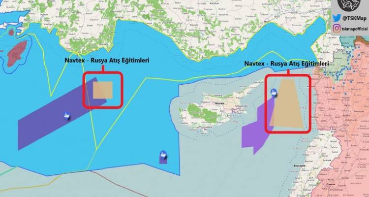 Θρίλερ για γερά νεύρα στην ανατ. Μεσόγειο | Τουρκικές Navtex για ρωσικές ασκήσεις με πραγματικά πυρά γύρω από την Κύπρο