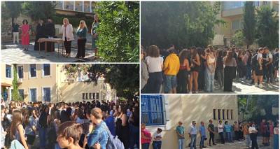 Λήμνος: Κοινός αγιασμός για ΓΕΛ &amp; ΕΠΑΛ Μύρινας (photos+video)
