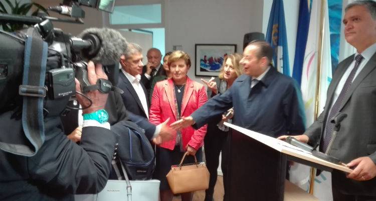 Παρούσα η Χριστιάνα Καλογήρου στα εγκαίνια των γραφείων της Διάσκεψης των Παράκτιων Περιφερειών της Ευρώπης