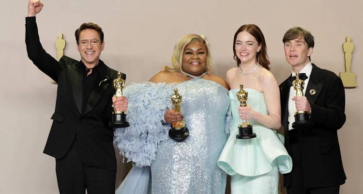 Ό&sigma;&kappa;&alpha;&rho; 2024: &Tau;έ&sigma;&sigma;&epsilon;&rho;&alpha; &tau;&alpha; &beta;&rho;&alpha;&beta;&epsilon;ί&alpha; &gamma;&iota;&alpha; &tau;&omicron; Poor Things &tau;&omicron;&upsilon; &Lambda;ά&nu;&theta;&iota;&mu;&omicron;&upsilon;, &sigma;ά&rho;&omega;&sigma;&epsilon; &mu;&epsilon; &epsilon;&pi;&tau;ά &tau;&omicron; Oppenheimer