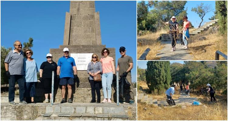 Καθαρισμός στο άλσος Κυπρίων Αγωνιστών από το Κοινωνικό Παντοπωλείο και τον Σύλλογο Ανδρωνίου για την Παγκόσμια Ημέρα Περιβάλλοντος