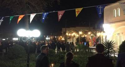 Η Ανάσταση στον Μητροπολιτικό Ναό της Αγίας Τριάδας στη Μύρινα ( video+photos)