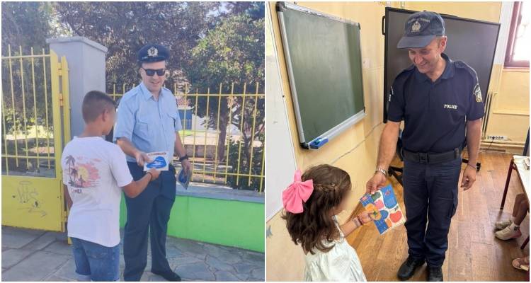 Μήνυμα οδικής ασφάλειας από την ΕΛ.ΑΣ. σε μαθητές και γονείς σε Λήμνο και Άγιο Ευστράτιο