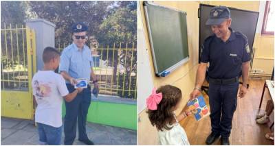Μήνυμα οδικής ασφάλειας από την ΕΛ.ΑΣ. σε μαθητές και γονείς σε Λήμνο και Άγιο Ευστράτιο
