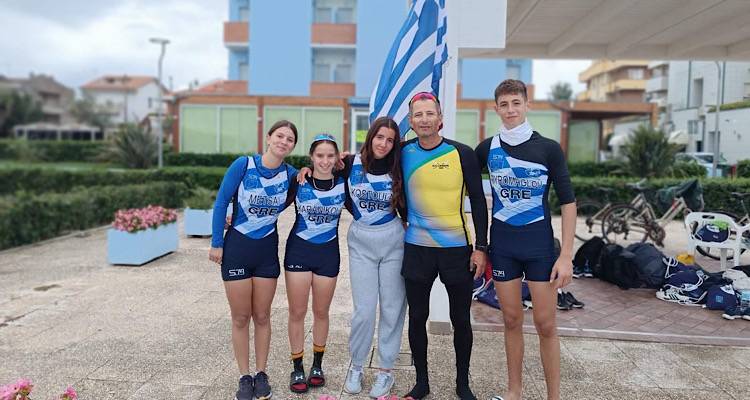 Ασημένιο μετάλλιο για την Ομάδα Παράκτιας Κωπηλασίας του Ν.Ο. Λήμνου στο Fano της Ιταλίας