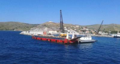 Η έλλειψη ρευστότητας σταμάτησε τις εργασίες στο λιμάνι του Άγιου Ευστρατίου