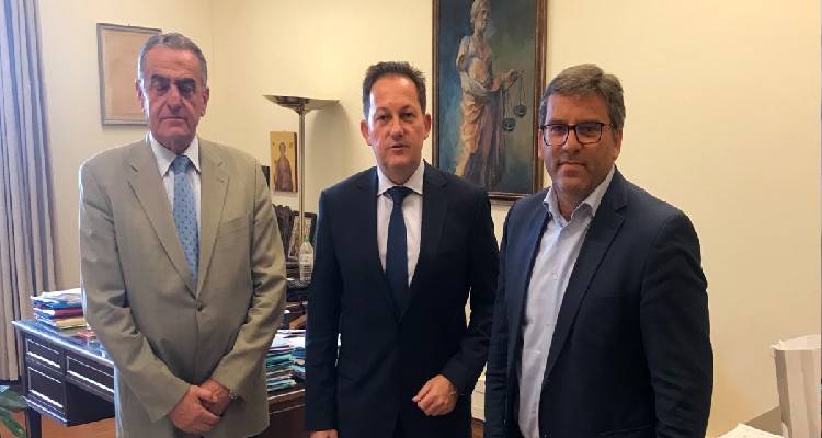 Συνάντηση Μαρινάκη με Πέτσα για τις χρηματοδοτήσεις σημαντικών έργων για το νησί της Λήμνου.