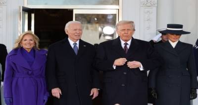Live: Η ορκωμοσία του Ντόναλντ Τραμπ - Έφτασε στον Λευκό Οίκο - Ο Μπάιντεν τον υποδέχθηκε λέγοντάς του: &quot;Καλώς ήρθες σπίτι&quot;
