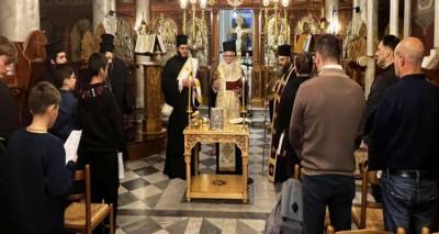 Αγιασμός για την έναρξη των μαθημάτων βυζαντινής μουσικής στη Μύρινα
