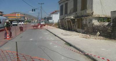 Αποκατάσταση ζημιών στα κτίρια που επλήγησαν από το σεισμό της 24ης Μαΐου 2014