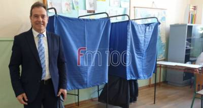 Άσκησε το εκλογικό του δικαίωμα ο Βαγγέλης Γιαρμαδούρος (photos &amp; video)