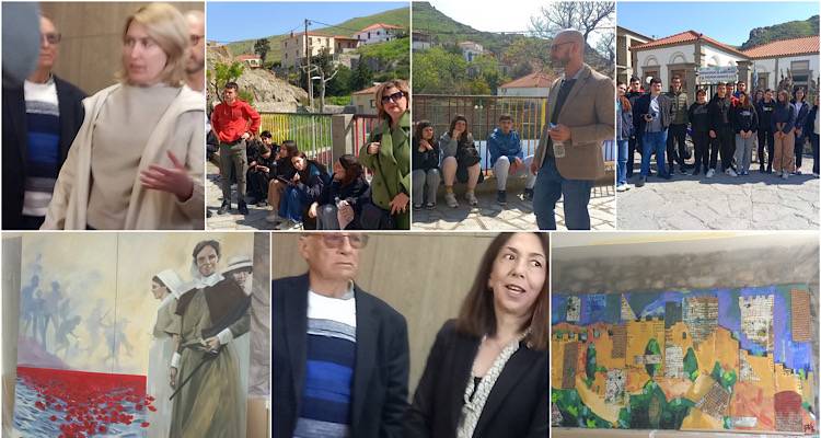 Λήμνος : Μαθητές, καλλιτέχνες και ιστορία συνθέτουν τοπία μνήμης μέσω δράσεων της Places &amp; Traces