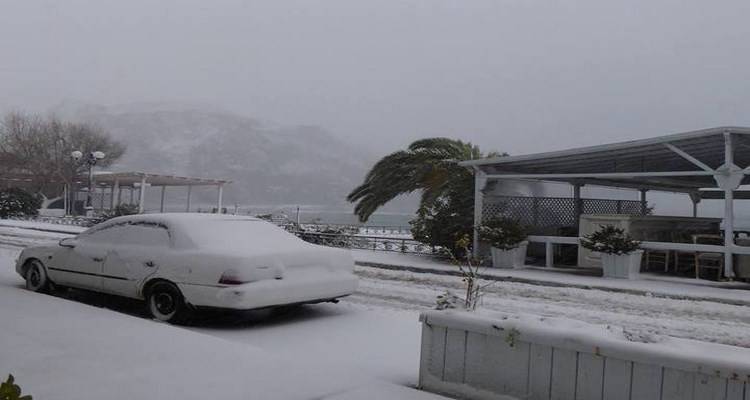 &quot;Στην κατάψυξη&quot; η Λήμνος. Προσοχή στις μετακινήσεις (photos)