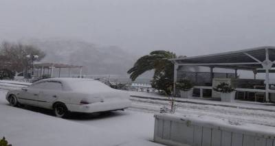 &quot;Στην κατάψυξη&quot; η Λήμνος. Προσοχή στις μετακινήσεις (photos)