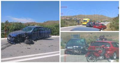 Λήμνος: Σφοδρή σύγκρουση οχημάτων | Στο νοσοκομείο δυο τραυματίες (photos)