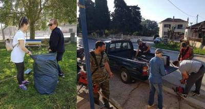 «Σήκωσαν μανίκια» και καθάρισαν το Πορτιανού