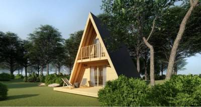 Το διαχρονικό design των ξύλινων σπιτιών A Frame