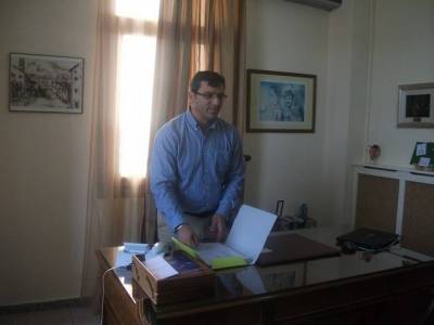 Πρώτη μέρα σήμερα για τη δημοτική αρχή Μαρινάκη (photos + mp3)