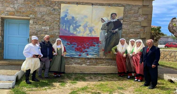 «Τοίχοι που μιλάνε»: Η Λήμνος γίνεται υπαίθρια γκαλερί | Το πρώτο έργο κοσμεί ήδη το Πορτιανού