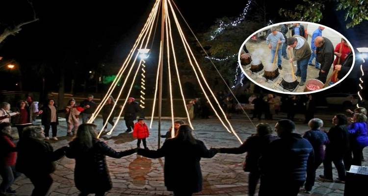 Γιορτή Τσιγαρίδας και φωταγώγηση Χριστουγεννιάτικου δέντρου στο Ανδρώνι Λήμνου