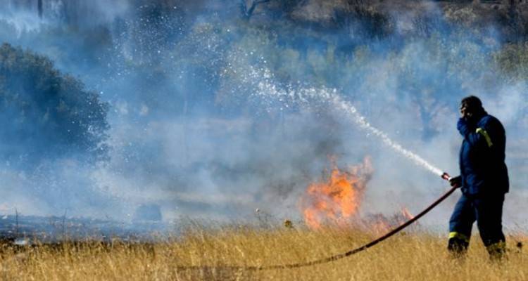 Λήμνος: Φωτιά στο Ρουσσοπούλι | Έκαψε 15 στρέμματα χορτολιβαδικής έκτασης