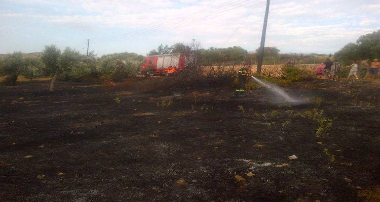 Φωτιά εχθές στα Λύχνα