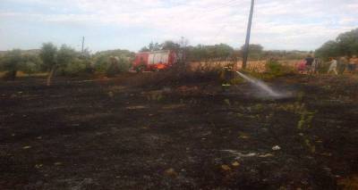 Φωτιά εχθές στα Λύχνα