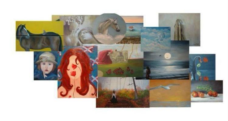 Έκθεση ζωγραφικής της Φρόσως Βελισσαρίδου και των μαθητών της στην Καρατζάδειο Βιβλιοθήκη