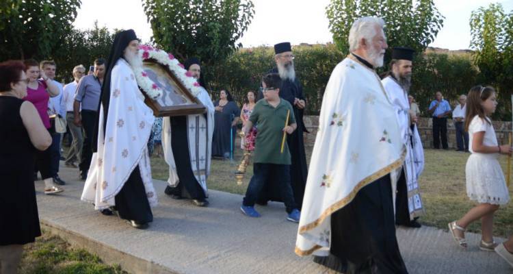 Λήμνος: Δεκαπενταύγουστος στο Μετόχι Παναγίας Τρύγης | Πατέρες του Αγ. Όρους στις Ακολουθίες