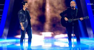 The Voice: &Tau;&omicron; &nu;&tau;&omicron;&upsilon;έ&tau;&omicron; &tau;&omicron;&upsilon; &Sigma;ά&kappa;&eta; &Rho;&omicron;&upsilon;&beta;ά &mu;&epsilon; &tau;&omicron;&nu; &Sigma;&tau;έ&lambda;&iota;&omicron; &Rho;ό&kappa;&kappa;&omicron; (video)
