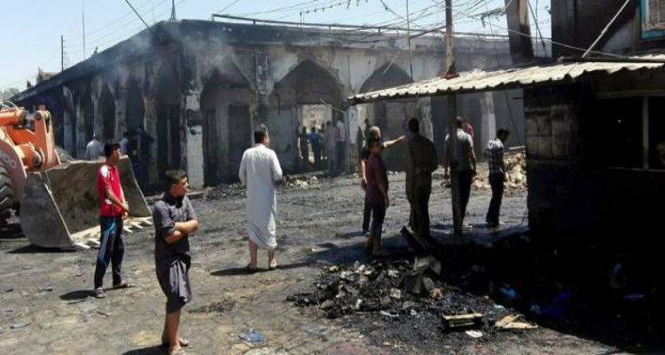 &Alpha;&iota;&mu;&alpha;&tau;&eta;&rho;ή &beta;&omicron;&mu;&beta;&iota;&sigma;&tau;&iota;&kappa;ή &epsilon;&pi;ί&theta;&epsilon;&sigma;&eta; &alpha;&pi;ό &tau;&omicron;&nu; ISIS &sigma;&tau;&eta; &Beta;&alpha;&gamma;&delta;ά&tau;&eta; | &Tau;&omicron;&upsilon;&lambda;ά&chi;&iota;&sigma;&tau;&omicron;&nu; 14 &nu;&epsilon;&kappa;&rho;&omicron;ί