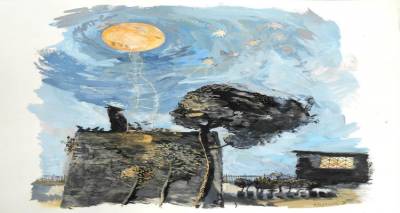 Χρήστος και Φωτεινή, λόγος και εικόνα: Έκθεση της Φωτεινής Στεφανίδη στη Λήμνο