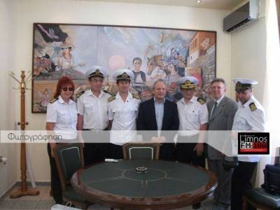 Εθιμοτυπική επίσκεψη αντιπροσωπείας του ιστιοφόρου «Ελπίδα», στο Δήμο Λήμνου (photos)