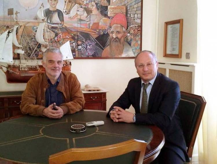 Επαφές  με τη Δημοτική αρχή και άλλους φορείς της Λήμνου είχε σήμερα ο Γιάννης Σπιλάνης