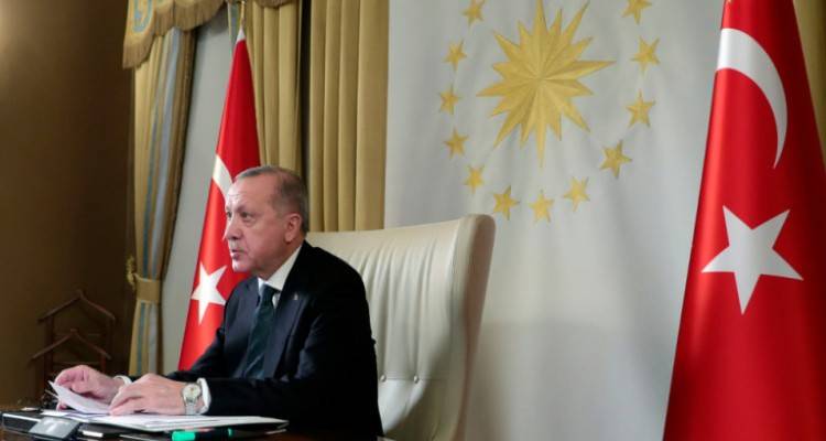 Συρία και κορωνοϊός στο τραπέζι της συζήτησης Ερντογάν, Μέρκελ, Μακρόν και Τζόνσον