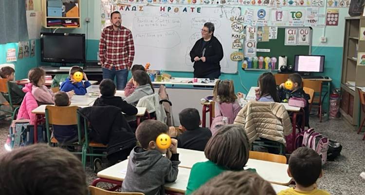 Εκδήλωση ευαισθητοποίησης για την Παγκόσμια Eβδομάδα Εγκεφάλου | Οι μαθητές του Δημοτικού Σχολείου Κάσπακα και οι ηλικιωμένοι του ΚΗΦΗ συναντήθηκαν διαδικτυακά