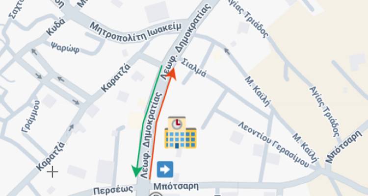 Κυκλοφοριακές ρυθμίσεις στη λεωφόρο Δημοκρατίας λόγω της διεξαγωγής των Πανελλαδικών εξετάσεων