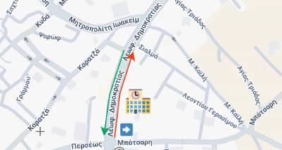 Κυκλοφοριακές ρυθμίσεις στη λεωφόρο Δημοκρατίας λόγω της διεξαγωγής των Πανελλαδικών εξετάσεων